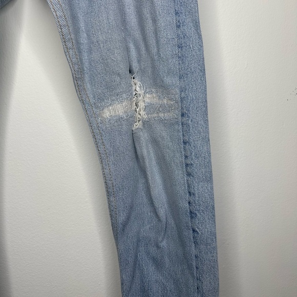 RE/DONE Distressed Straight Skinny Jeans - Picture 4 of 8